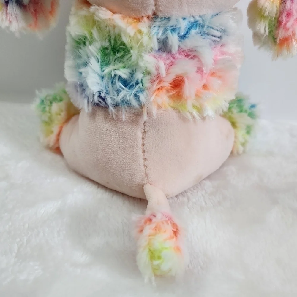 Ty Rainbow Beanie Boos Poodle Dog 10